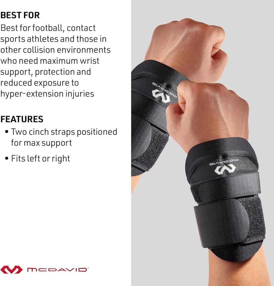 McDavid Wrist Brace, Adjustable Wrist Guard Support Prevent Work Injuries