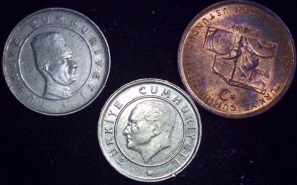 Turkey - Trio - 10 Kuru - 1974, 2005 & 2010