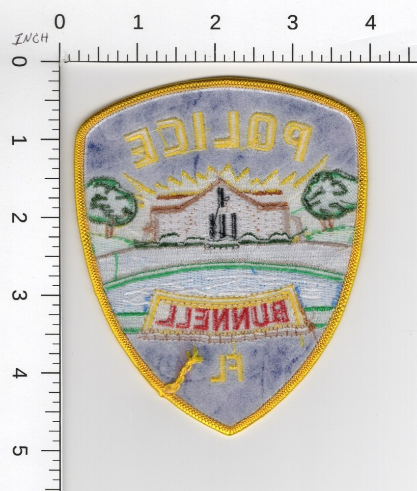 BUNNELL ^^^ FLORIDA --- COLLECTIBLE POLICE EMBROIDERED PATCH