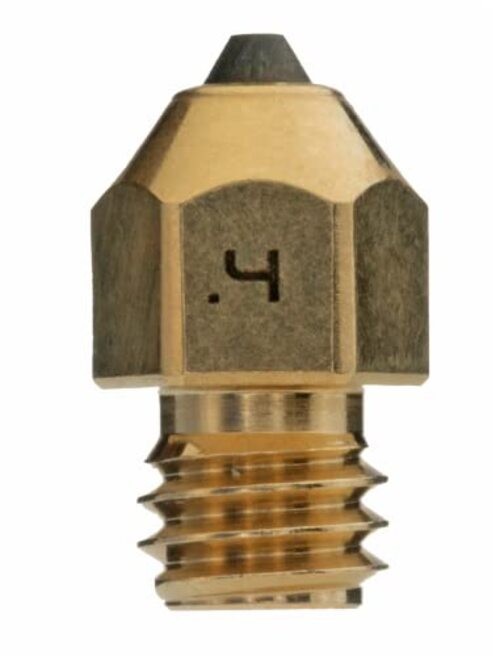 Diamondback Nozzles – MK8 Compatible – Polycrystalline Solid Diamond Tip 0.4mm