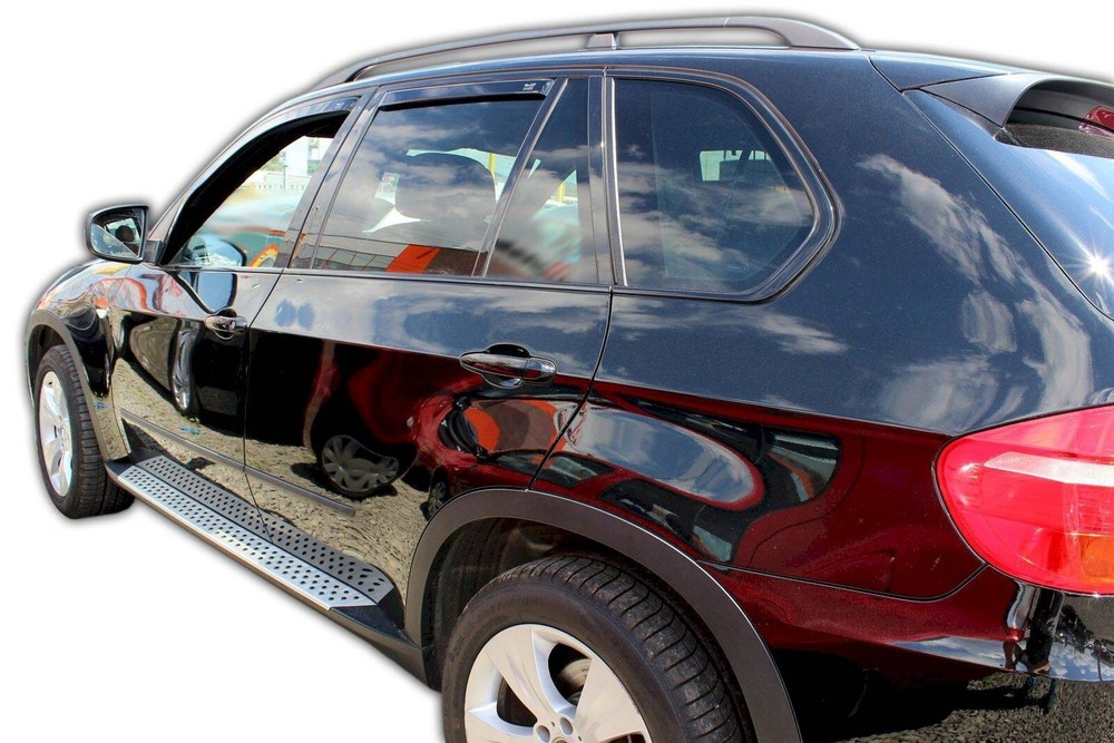 Bug Shield Hood Protector Visors Rain Guards For BMW X5 2007-2011 Set