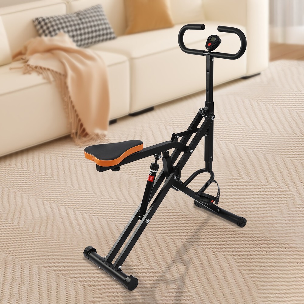 For Ab Workout Glutes 264lbs Adjustable Squat Machine Trainer Rowing Machine NEW