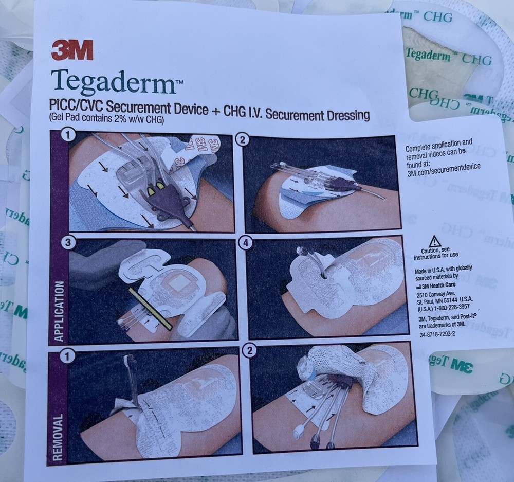 (25 Pieces) 3m Tegaderm I.V. Advanced REF 1689 NO BOX