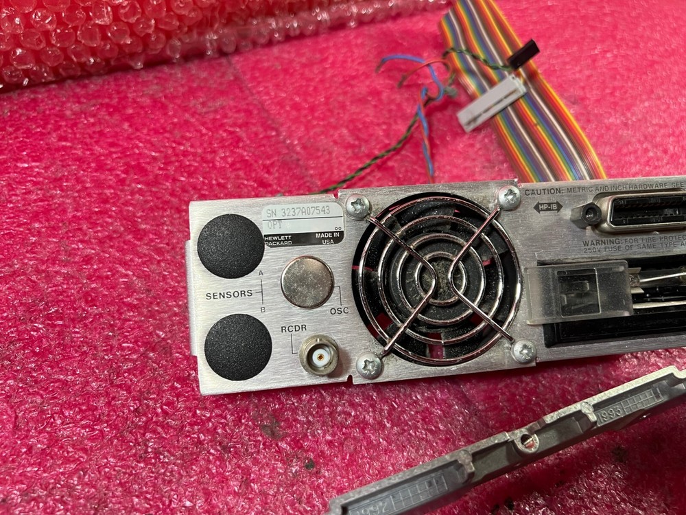 HP438A Used Power Meter Rear Panel