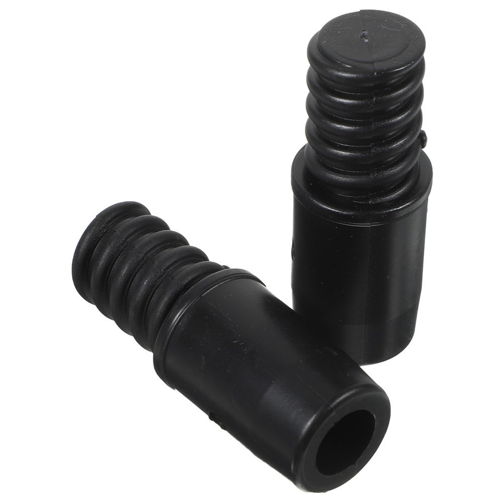 2 Pcs Threaded Tip Plastic Broom Handle Connector Replacement For Cleaning
