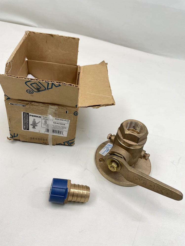 PERKO 835-006-PLB SEACOCK BALL VALVE MARINE BOAT