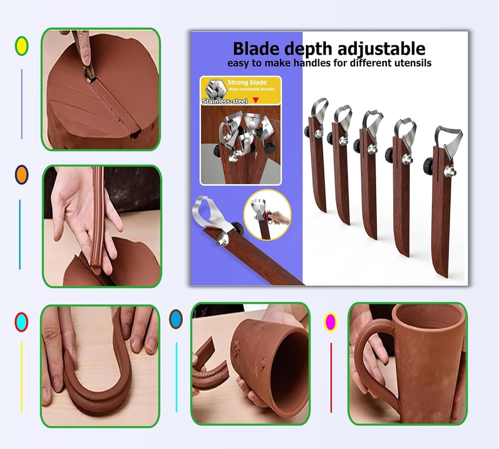 Pottery Handle Making Tool Sculpture Scraper Pottery Carving Tool Pottery