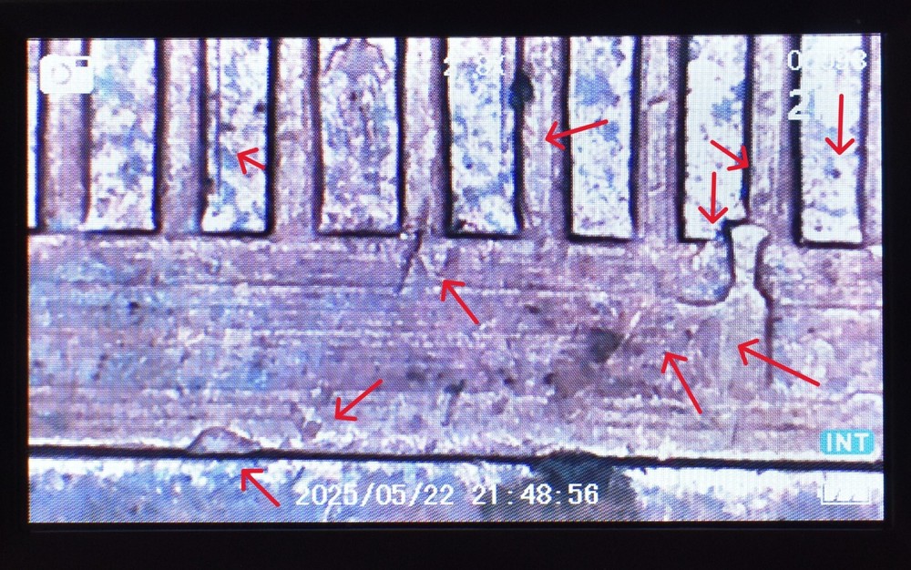 1963 Penny Error Die Break One Cent US Minted Coin Multi Error Doubling Pillars