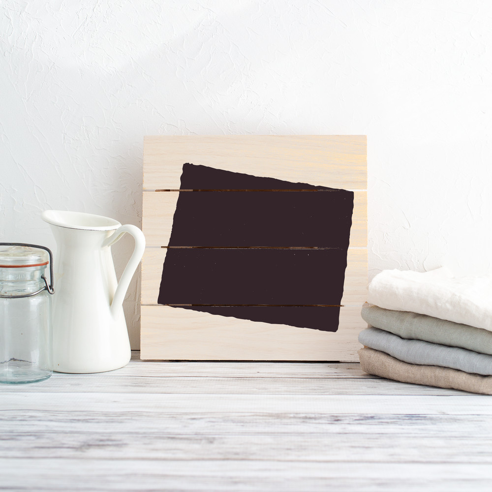 Wyoming State Stencil - Durable & Reusable Mylar Stencils