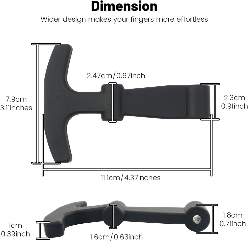 Rubber Cooler Lid Latch Replacement for Yeti 2 Pack