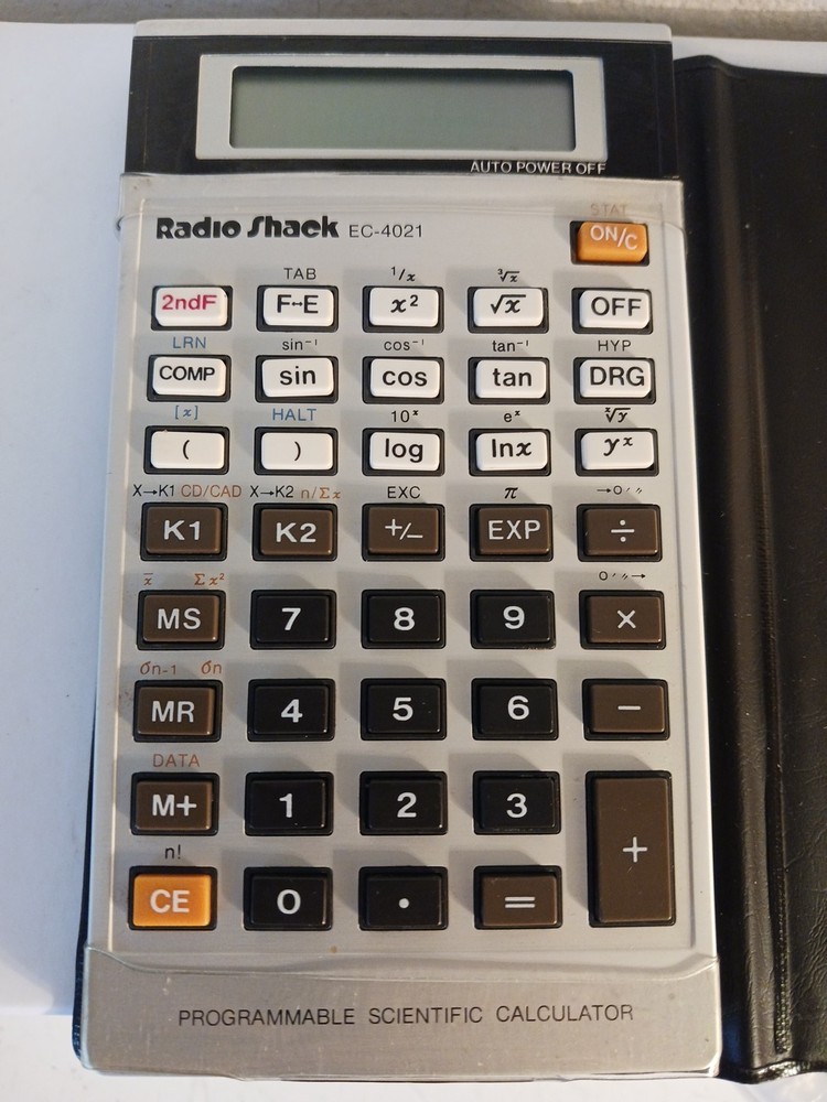 RadioShack EC-4021 Programmable Scientific Calculator Cat No. 65-984