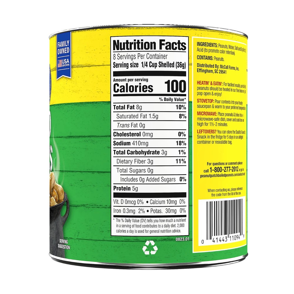 Peanut Patch Boiled Peanuts, 25oz (2 Original and 2 Hot & Spicy)