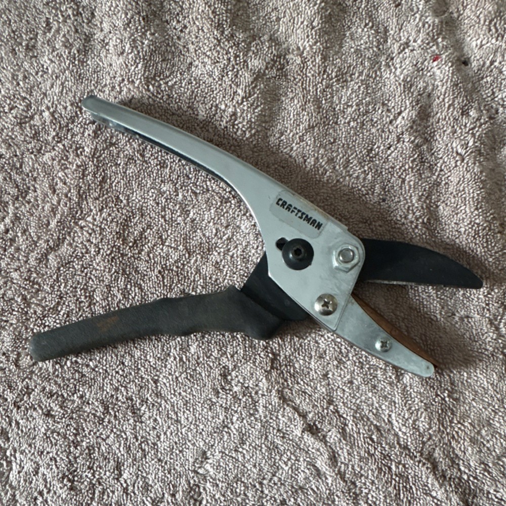 Craftsman Anvil Pruner Silver/Black 8 in