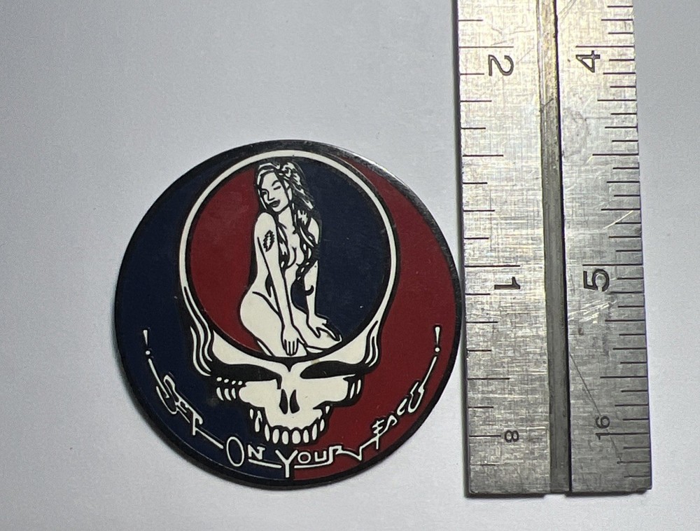Grateful Dead Sit On Your Face Pin (Back Pins Are Missing)