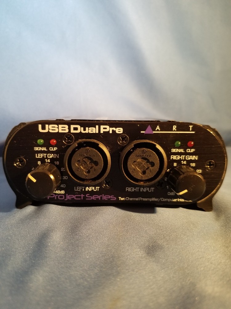 ART Project Series USB Dual Pre - 2-Channel Preamplifier PC Interface