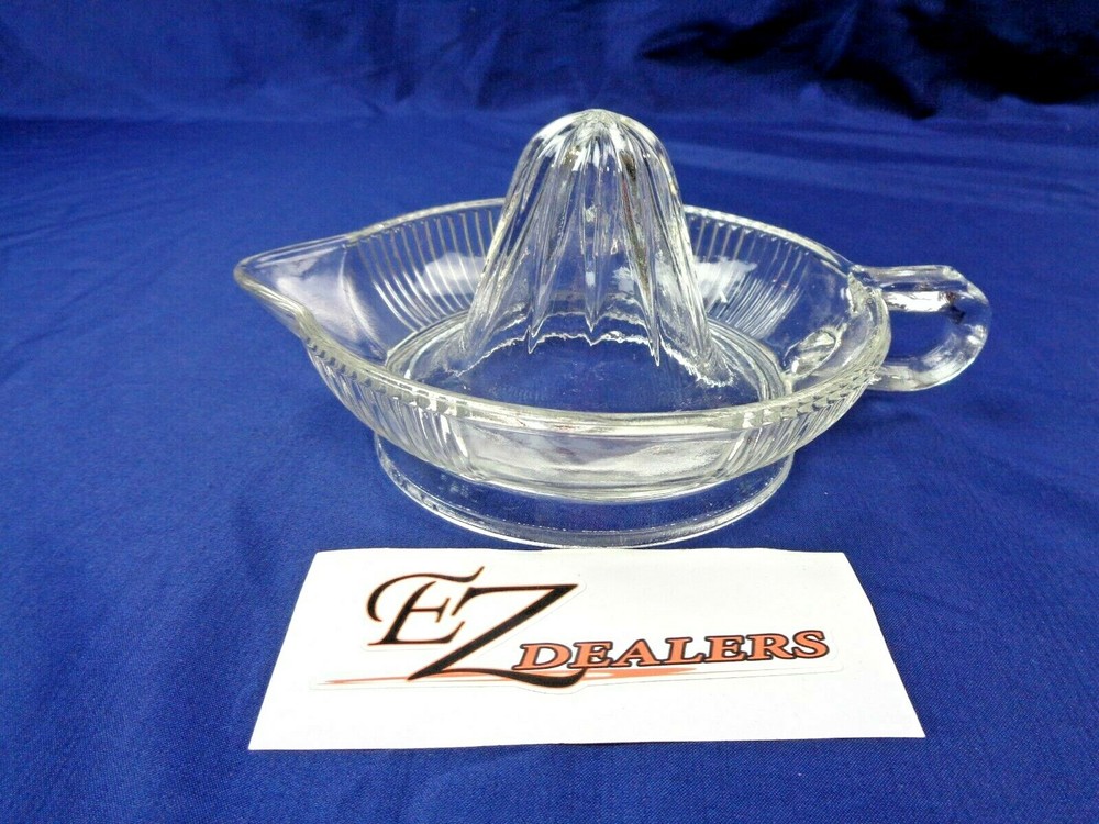 Vintage Clear Glass Juicer