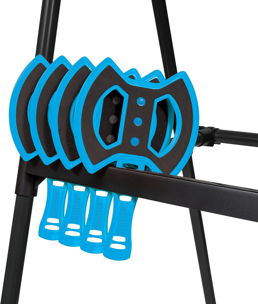 Axe Throwing Target Game - 5Ft Tall Sturdy Steel Frame - Includes 8 Throwing Axe