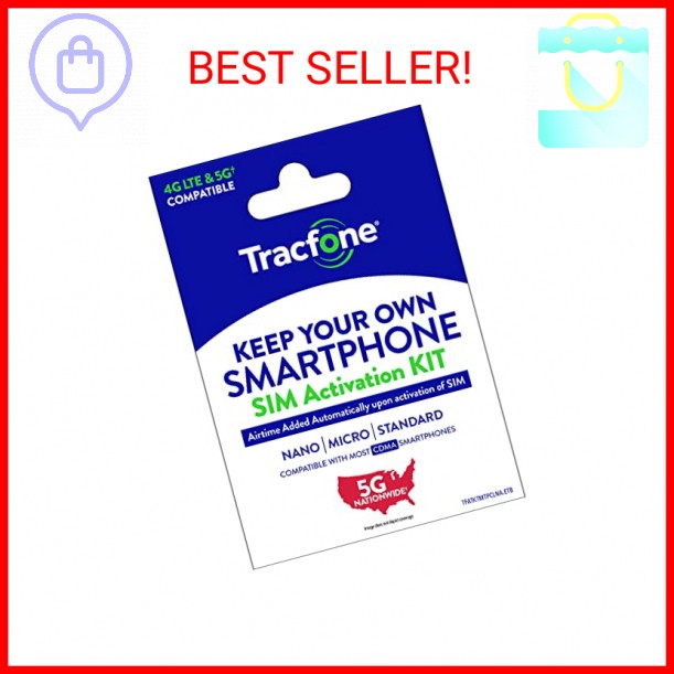 Tracfone Prepaid Sim Card Kit (Universal)