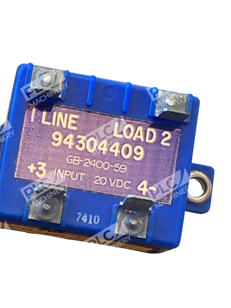 Grigsby-Barton GB-2400-59 Solid State Relay 94304409 20VDC