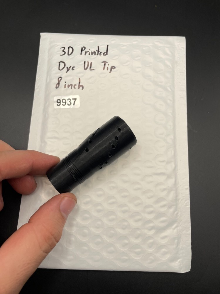 3D Printed Dye UL Tip 8 Inch