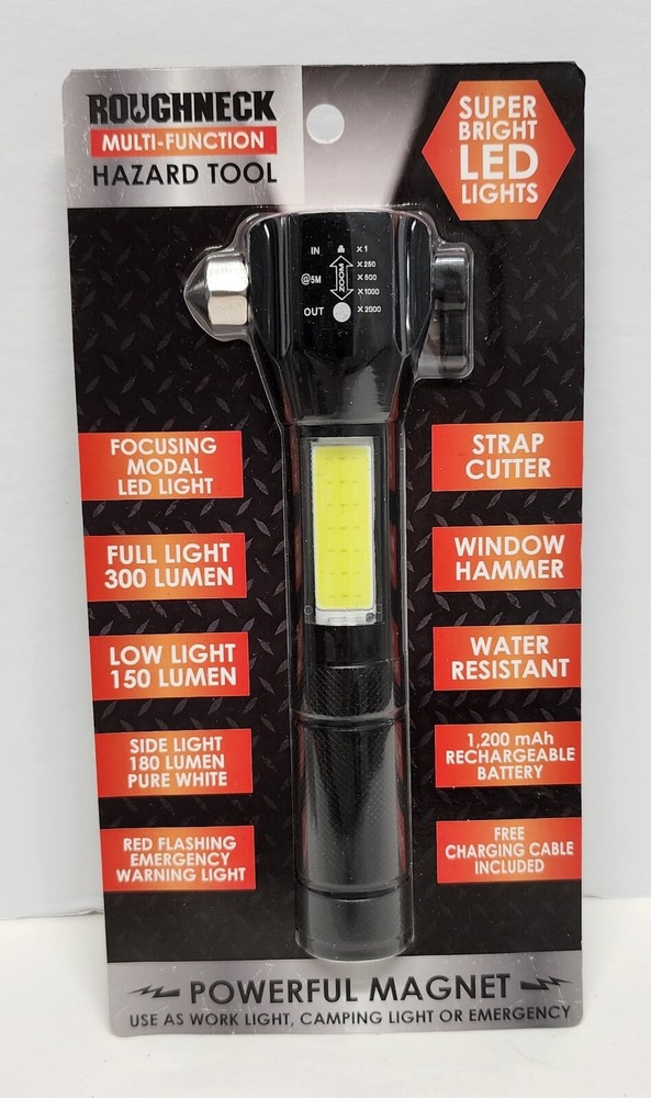 Roughneck Multi Function Hazard Tool Poweful Magnet Water Resistant