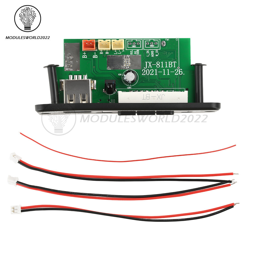 2*20W Amplifier Stereo DIY MP3 Decoder Board Bluetooth 5.0 Car FM Radio Module