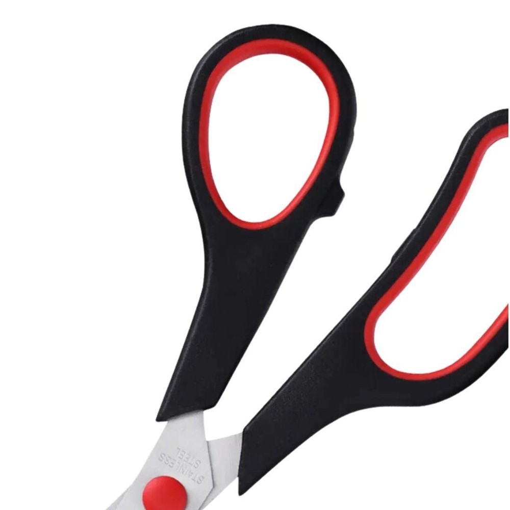 8-in Stainless Steel Blade & Abs Handle Scissors: 1 Pack