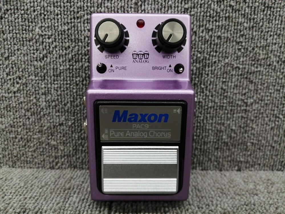 Maxon PAC9 Chorus Guitar Effects Pedal Used
