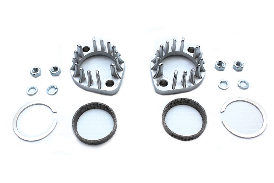 Finned Exhaust Port Flange Kit for Harley-Davidson
