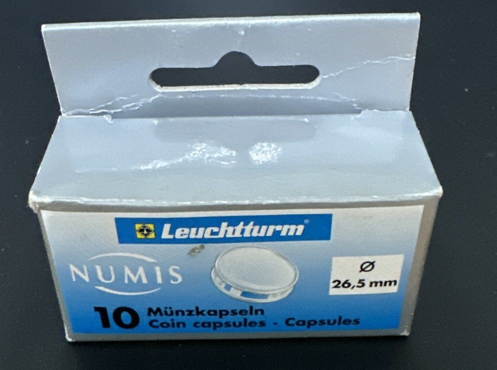 26.5MM Lighthouse Coin Capsules (10 per box)