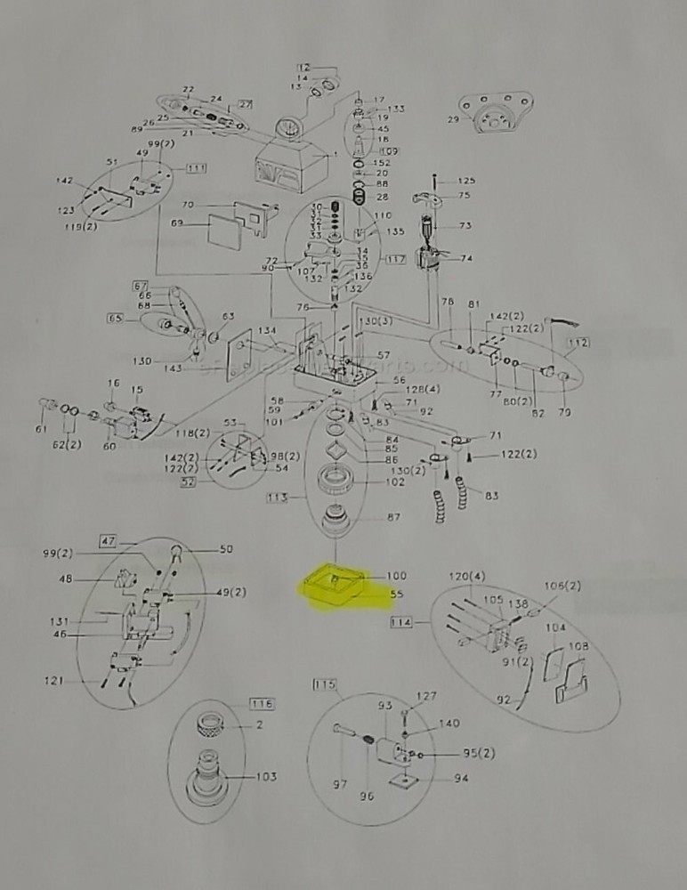 ALIGN P01809 Bottom Cover for JET Mill Control