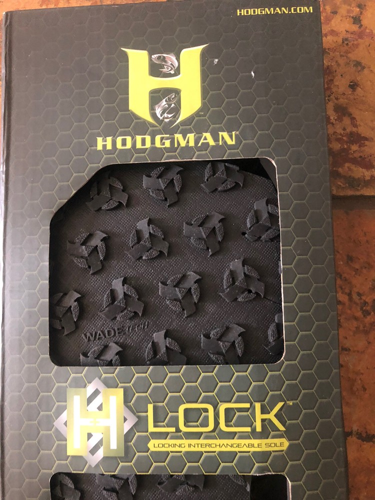 HODGMAN Size 9 H-Lock WadeTech Rubber Interchangeable Wading Boot Sole Open Box