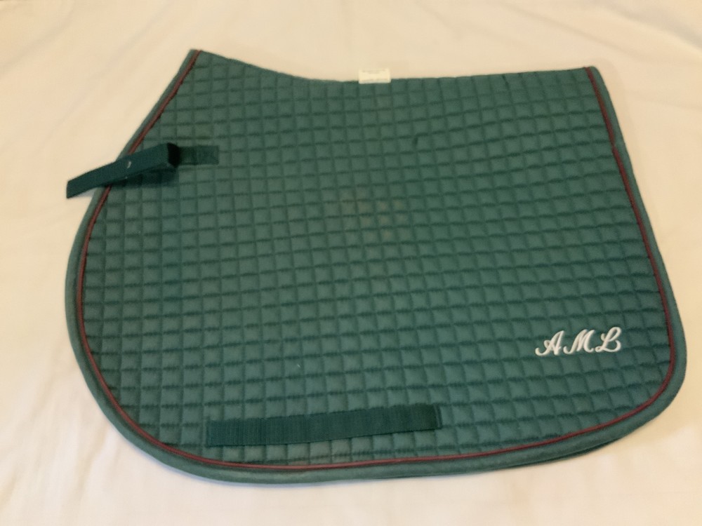 English Saddle Pad (Green)