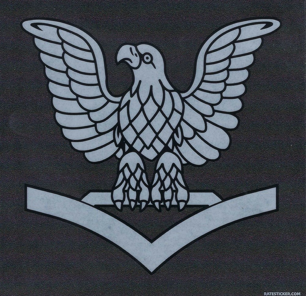 THIRD 3rd CLASS PETTY OFFICER STICKER DECAL PO3 E-4