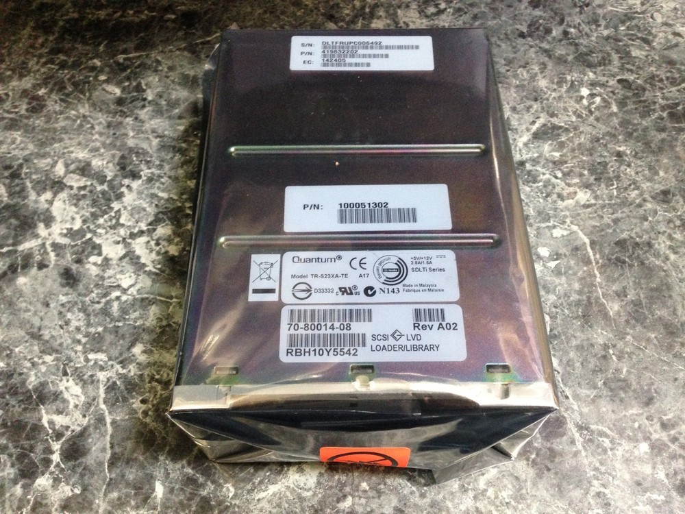 Quantum 70-80014-08 SCSI LVD Loader Drive TR-S23XA-TE