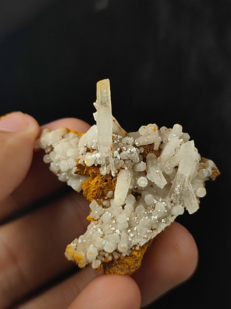 Calcite With Prehnite Nice Color & Termination-Afg.