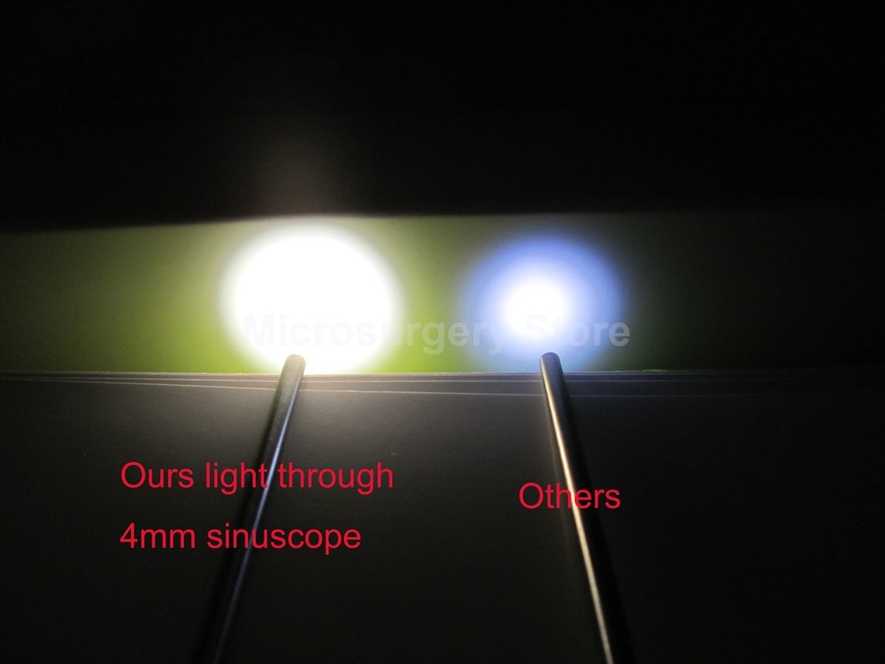 Portable Led Cold Light Source with Battery&Adaptor Connect to Wolf Light Cable
