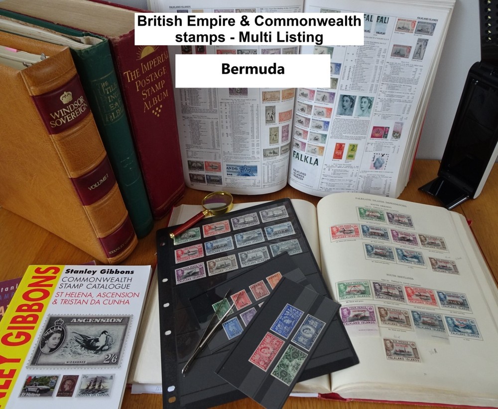 Stamps Bermuda 1848 - 1970 Multi Listing