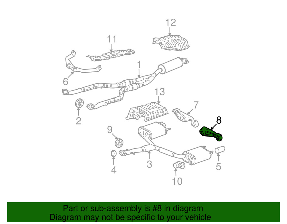 Genuine Lexus Support Bracket 17509-31061