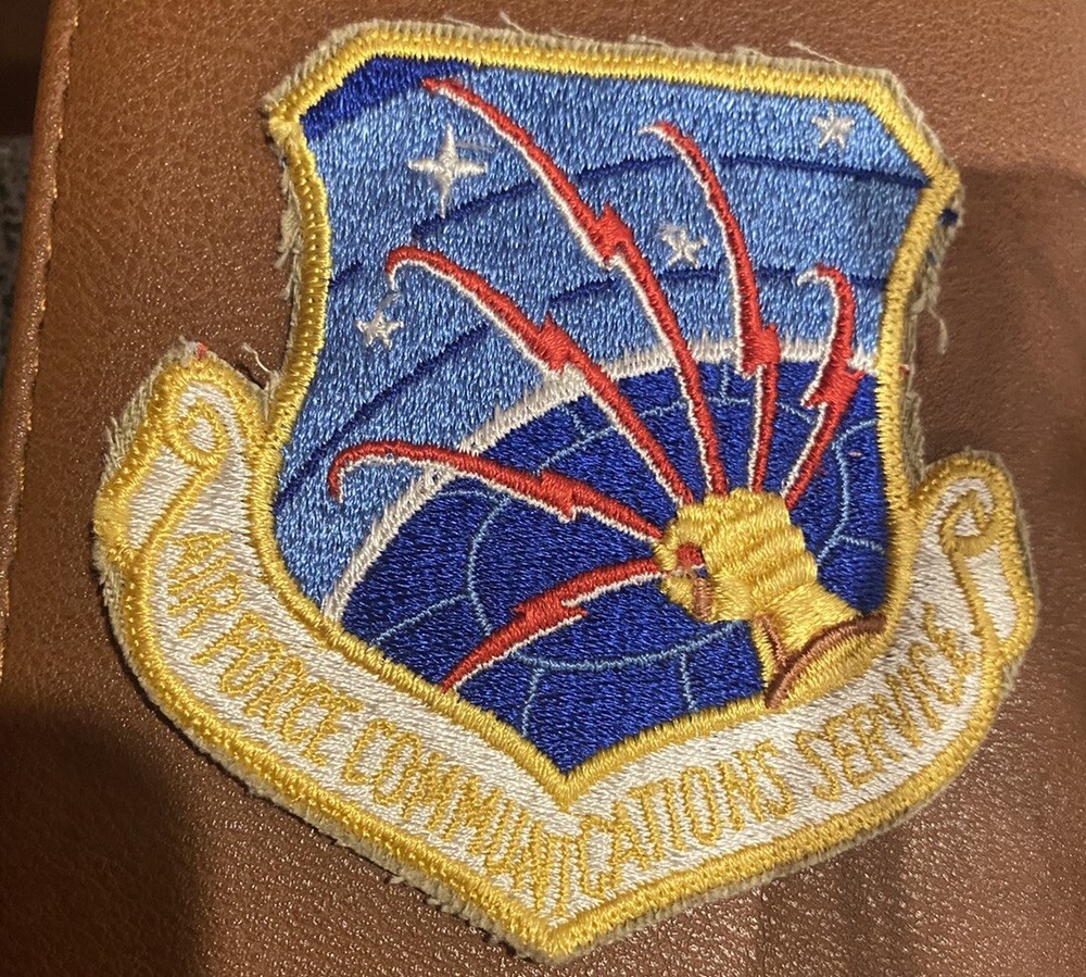 Vintage Military Communications Service Patch USAF Air Force