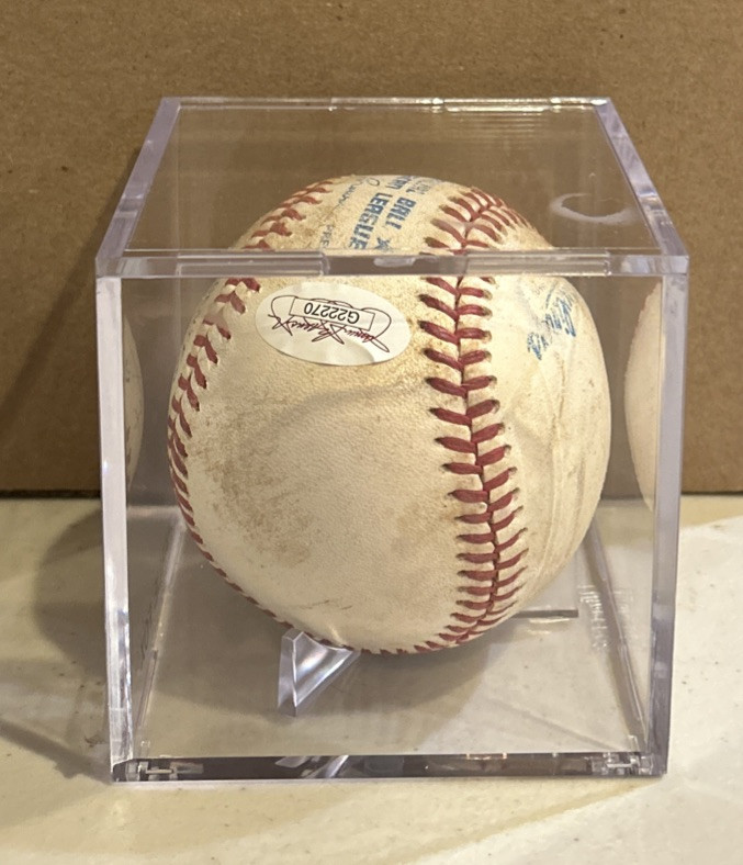 Charlie Fox Autographed Baseball JSA Certification