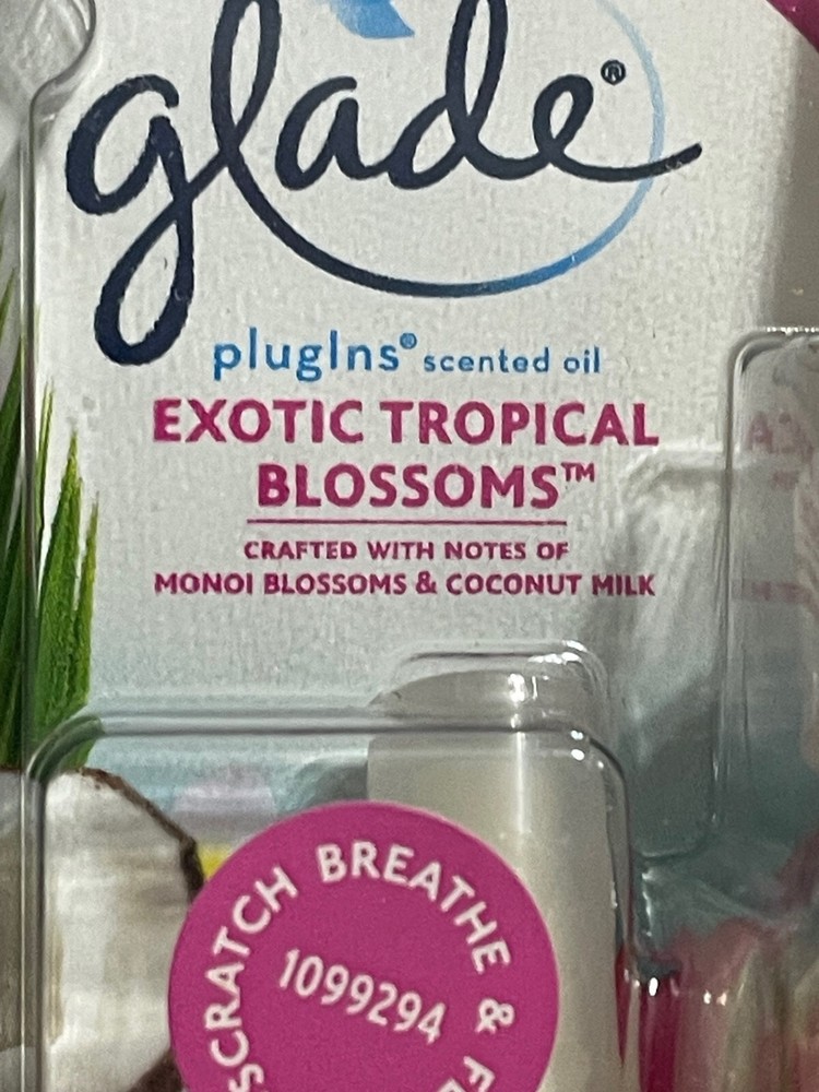 Glade PlugIns Refills Exotic Tropical Blossoms 5 Count