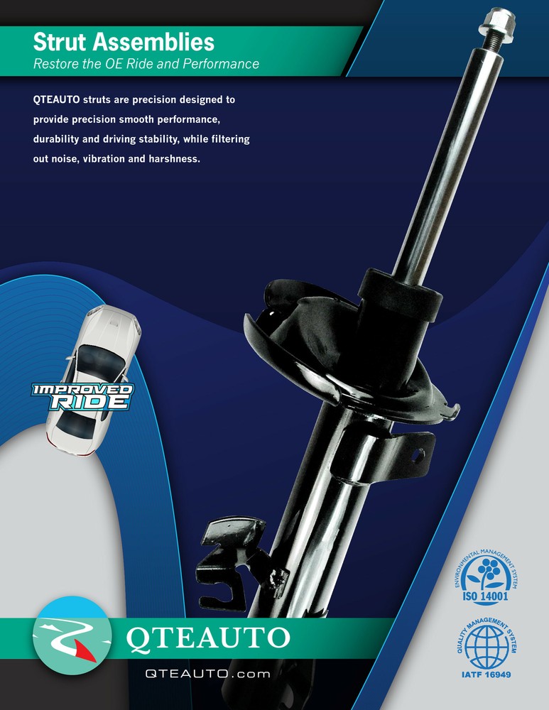 Front Strut-Rear Shock For 2014 2015 Lexus IS250 Base AWD Monotube Performance