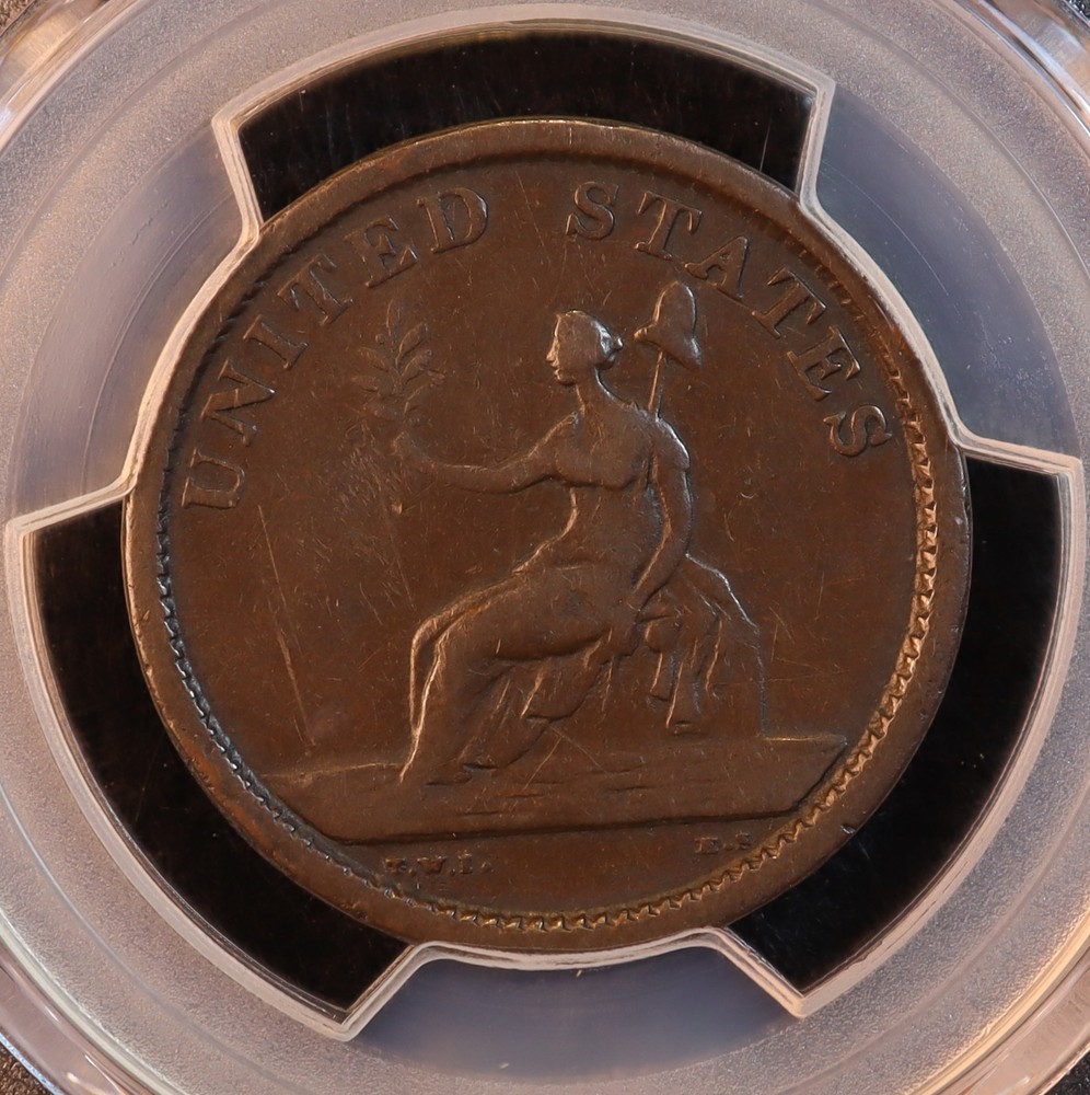 1783 "Washington & Independence" Colonial Copper Cent - PCGS VF35! Large Bust.