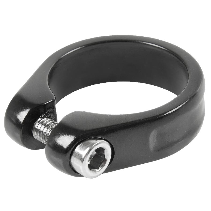 M-Wave Clampy Seat Clamp 31.8mm - Black Anodized Aluminum Cycling Accessory