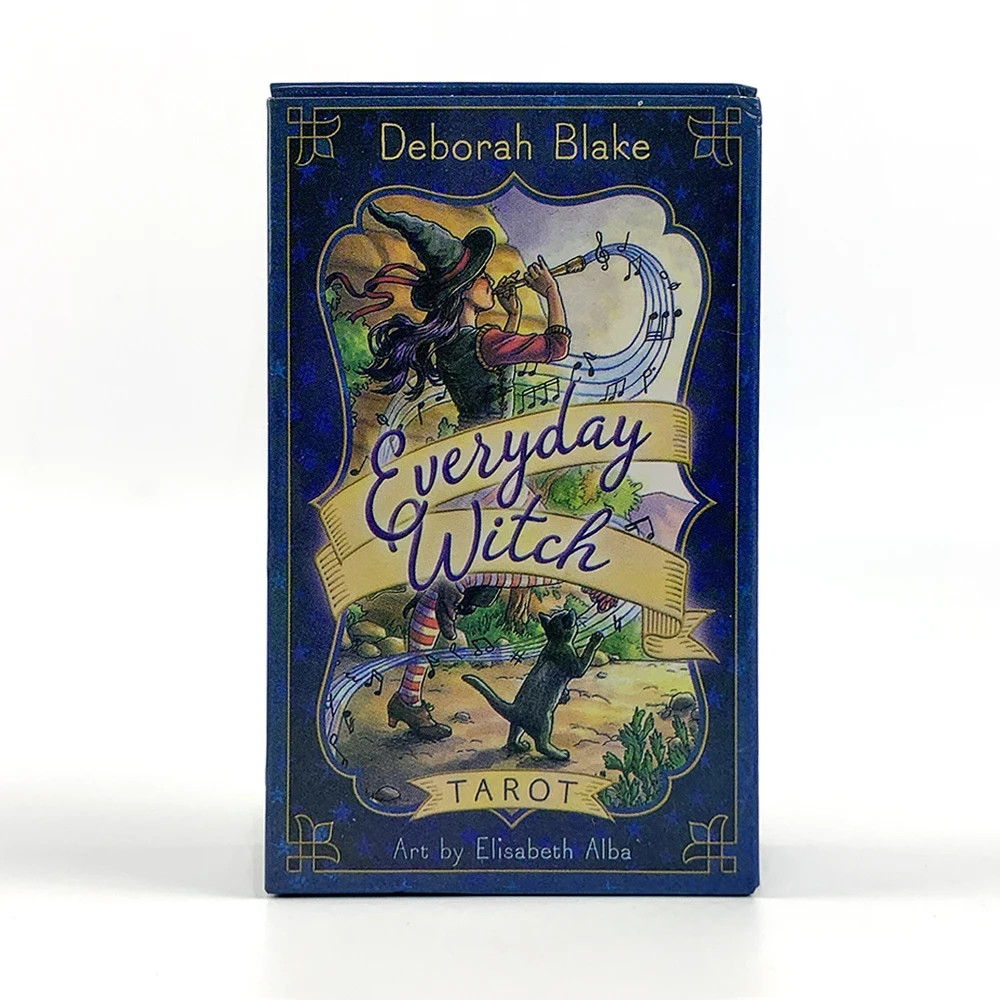 1 Box Everyday Witch Tarot Deck with Guidebook - 78 Card Set, Witchcraft Themed