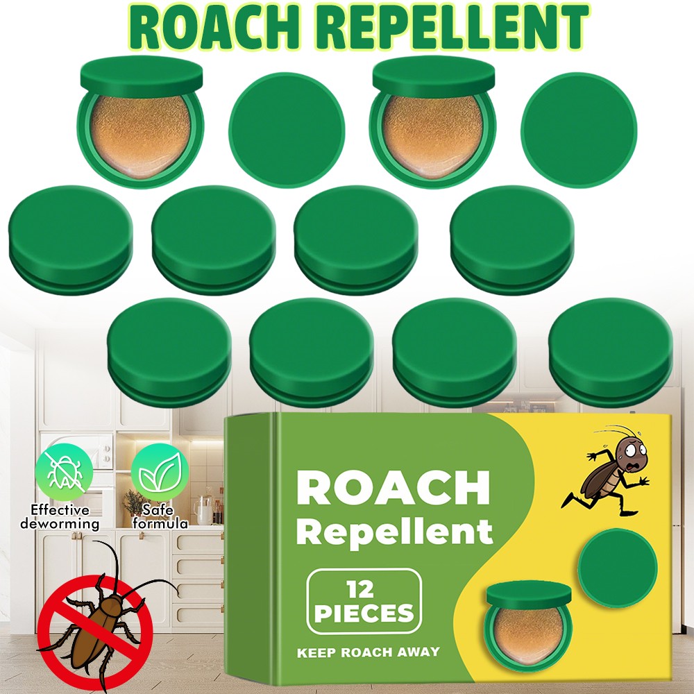 12 Pack Cockroach Gel Bait Roach Killer Powerful for Roach Repellent Bait Trap