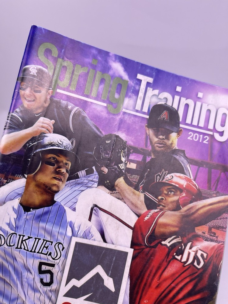 Arizona Diamondbacks Vs Colorado Rockies 2012 Spring Training Program Salt River