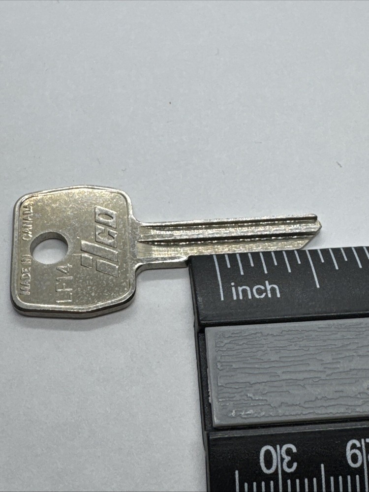 NOS ILCO LF14 Uncut Key Blank - NOS