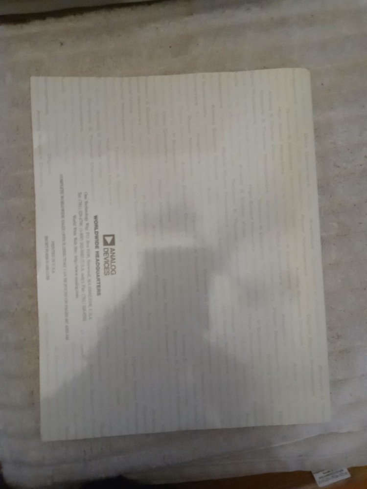 Analog Devices Winter 1999 Short Form Designers' Guide